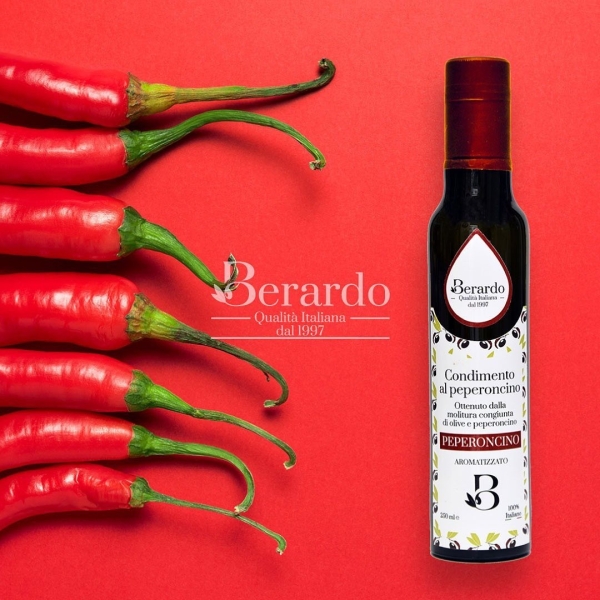 Olivenöl mit Peperoncino von Berardo - Abruzzen
